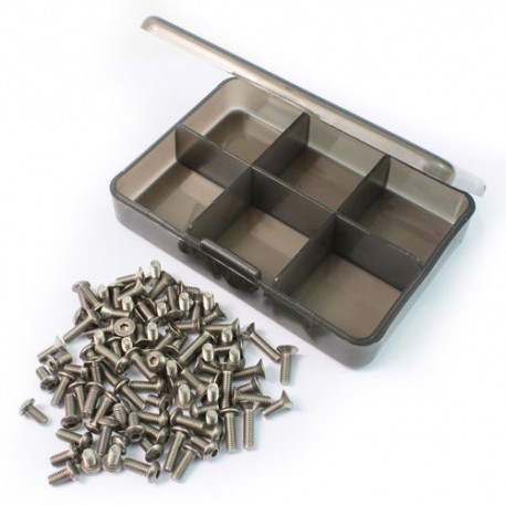 YR TITANIUM SCREW SET WITH  BOX FOR TT02
