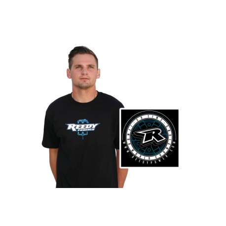 REEDY MEDALLION T-SHIRT, BLACK, SMALL