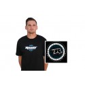 REEDY MEDALLION T-SHIRT, BLACK, SMALL