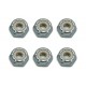 ASSOCIATED LOCKNUTS, 8-32, LOW PROFILE, STEEL