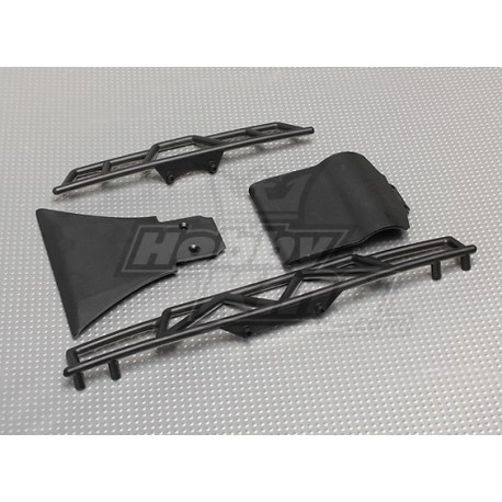 FRONT AND REAR BUMPER (1 SET)