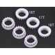 3 RACING CENTER PULLEY GEAR FOR TA05 (16,17,18T)