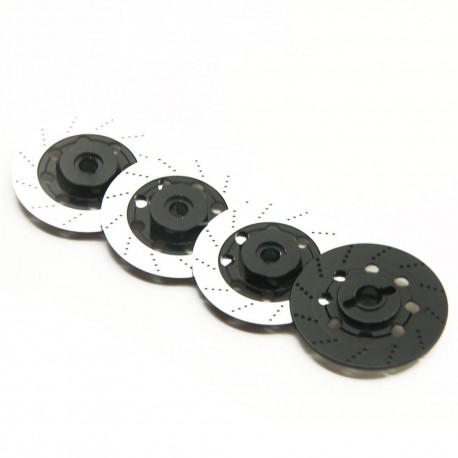 ALUMINUM BRAKE DISC WHEEL ADAPTOR FOR RC CAR (BLACK)