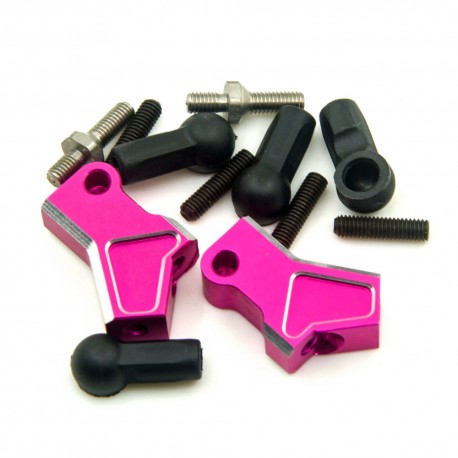 3 RACING ALUMINUM FRONT UPPER ARM SET FOR SAKURA D4