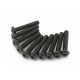 SCREW BUTTON HEAD HEX 3X20MM STEEL BLACK (10PCS)