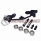 3 RACING KPI STEERING BLOCK SET FOR D4 RWD SPORT