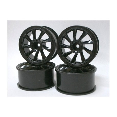 SPICE  L TYPE WHEEL 3MM OFFSET BLACK 4PCS
