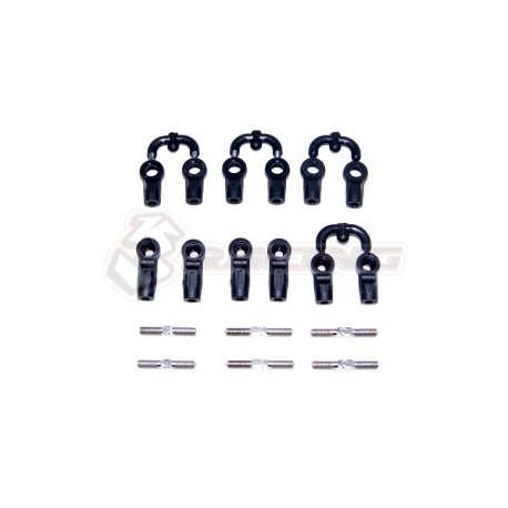 3 RACING TURNBUCKLE SET FOR MINI MG