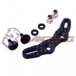 3 RACING GRAPHITE FRONT SHOCK TOWER  FOR M07