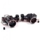3 RACING ALUMINUM  REAR HUB FOR M07