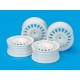 TAMIYA MEDIUM-NARROW  MESH RIM 4PCS WHITE  