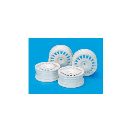 TAMIYA MEDIUM-NARROW  MESH RIM 4PCS WHITE  