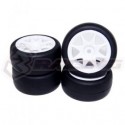 3 RACING RUBBER TIRE SET FOR MINI MG