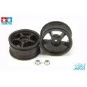 TAMIYA REINFORCED ONE-PIECE SPOKE  WHEELS (1 PAIR)