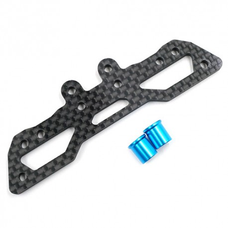 YEAH RACING CARBON LONG DAMPER STAY (FRONT)
