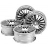 LLANTAS TAMIYA MEDIUM-NARROW  GREY 18-SPOKE 