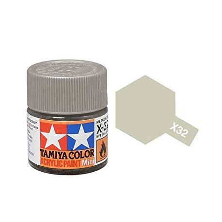 TAMIYA X32 TITANIO PLATA BRILLANTE