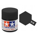 TAMIYA X18 NEGRO SATINADO
