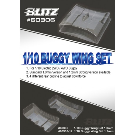 BLITZ 1/10 BUGGY WING SET (1,2MM)