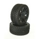 1/10 RADIAL 26MM SPORT LLANTA NEGRA 10 RADIOS (2U.)