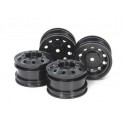 TAMIYA ON ROAD RACING TRUCK WHEEL  (BLACK)