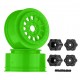 AXIAL METHOD 105 WHEELS (GREEN) (2 PCS)