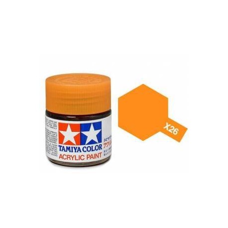 TAMIYA X26 NARANJA TRANSLUCIDO