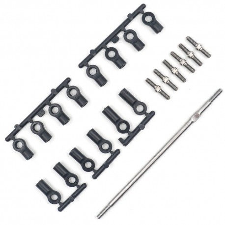 YEAH RACING TITANIUM TURNBUCKLE SET FOR TAMIYA M07