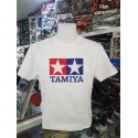 T-SHIRT PREMIUM TAMIYA LOGO WHITE (L)