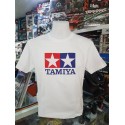 T-SHIRT TAMIYA LOGO WHITE (L)