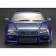 KILLERBODY NISSN SKYLINE R34 "METALLIC BLUE" FINISHED BODY