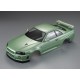 KILLERBODY NISSN SKYLINE R34 "CHAMPAGNE-GREEN" FINISHED BODY
