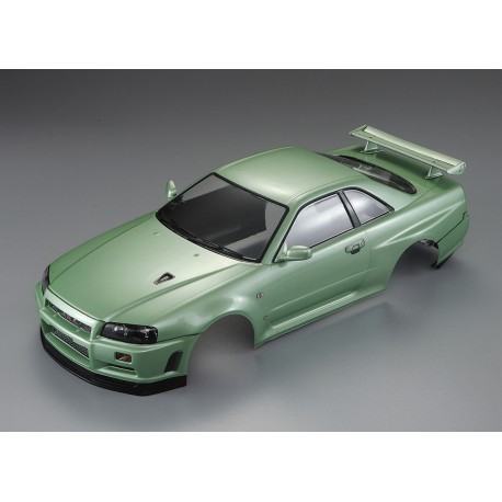 KILLERBODY NISSN SKYLINE R34 "CHAMPAGNE-GREEN" FINISHED BODY