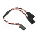 ETRONIX 15CM 22AWG FUTABA TWISTED Y EXTENSION WIRE