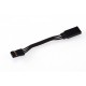 RUDDOG RX EXTENSION BLACK 50MM WITH JR PLUG