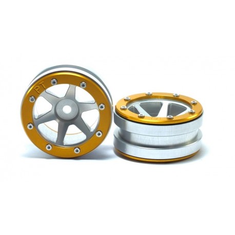 METSAFIL BEADLOCK WHEELS PT- SLINGSHOT SILVER/GOLD 1.9