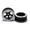 METSAFIL BEADLOCK WHEELS PT-SAFARI BLACK/SILVER 1.9 (2 PCS)