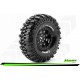 LOUISE CR-CHAMP 1:10 CRAWLER TIRE SET MOUNTED SUPER SOFT BLACK 1.9R