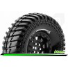 LOUISE CR-ARDENT 1:10 CRAWLER TIRE SET MOUNTED SUPER SOFT BLACK 1.9" RIMS HEX 12MM 1 PAIR