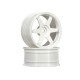 HPI TE37 WHEEL 26MM WHITE(3MM OFFSET)