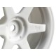 HPI TE37 WHEEL 26MM WHITE(3MM OFFSET)