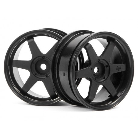 HPI TE37 WHEEL 26MM WHITE (3MM OFFSET)
