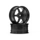 HPI TE37 WHEEL 26MM WHITE (3MM OFFSET)