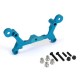 YEAH RACING ALUMINUM FRONT DAMPER PLATE (BU) FOR TA01/TA02
