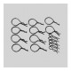 TAMIYA CLIPS DE CARROCERIA 6MM
