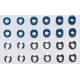 Tamiya 5.5MM Aluminum Spacer Set