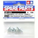 TAMIYA 3X10MM COUNTERSUNK TAPPING SCREW
