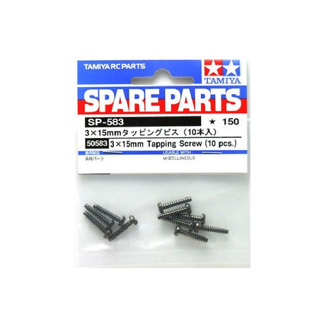 3X15MM TAPPING SCREW