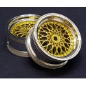 2 LLANTAS 1/10RC BBS GOLD (+3)