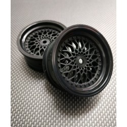 2 LLANTAS 1/10RC BBS BLACK (+3)